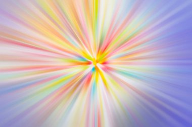 Mor vignette 'li renkli bulanık ışınlar. Spektrum