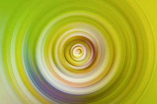 Giallo radiante, verde e viola spirale rotante — Foto Stock