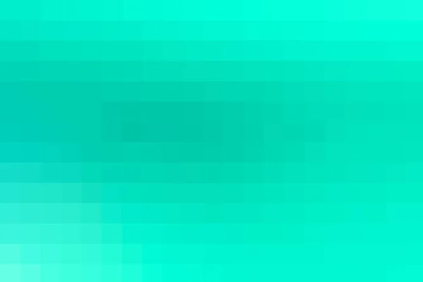 Asymmetrische türkisfarbene Pixel Quadrate Hintergrund — Stockfoto