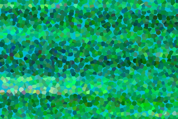 Pointillisme rayé vert clair et foncé sur fond bleu clair — Photo