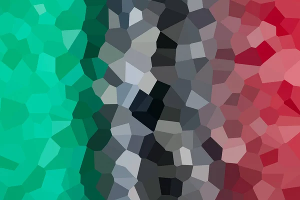 Tricolore motivo a mosaico a strisce verticali — Foto Stock
