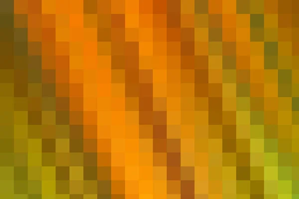 Griglia quadrata arancione e verde pixel — Foto Stock