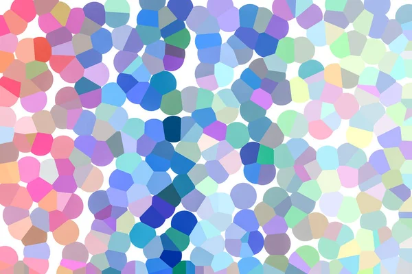 Makro-Pointillismus-Mischung aus roten, blauen und weißen Punkten — Stockfoto