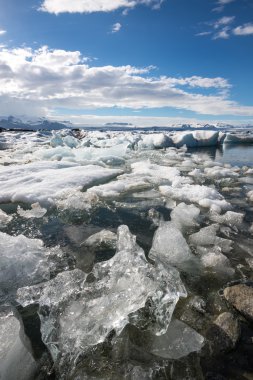 Buzdağları lagün İzlanda '