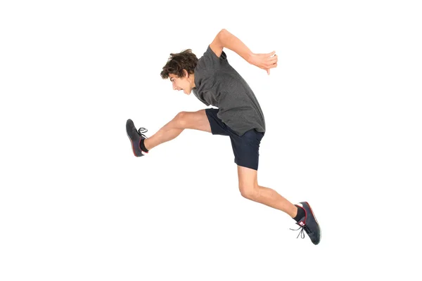 십 대 소년 점프 — 스톡 사진
