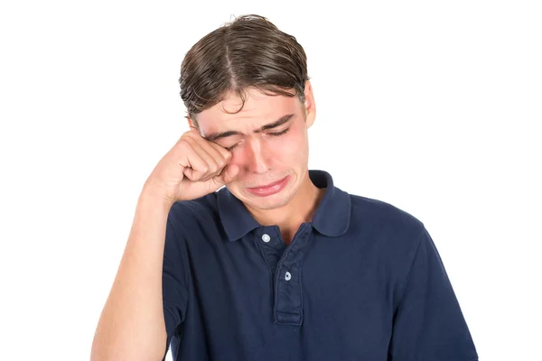 Sad nerd boy — Stock Photo, Image