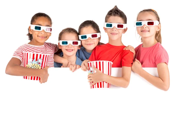 Kinderen in de films — Stockfoto