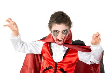 Cadılar Bayramı vampir kostümü çocuk