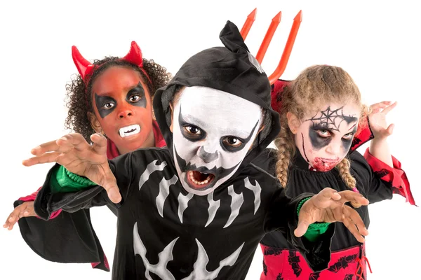 Kinderen in Halloween — Stockfoto