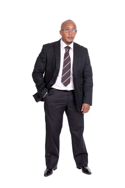 Posing african businessman — Stock Photo, Image