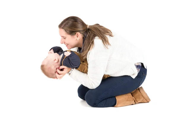 Mãe e bebê filho — Fotografia de Stock