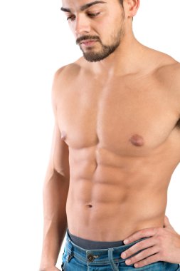 Yakışıklı genç adam.