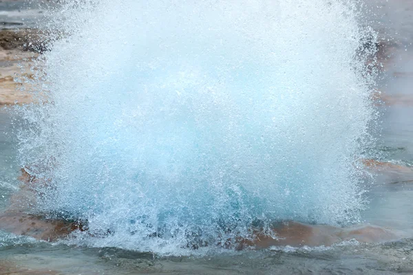 Geyser water på Island — Stockfoto