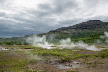 İzlanda'daki Şofben manzara