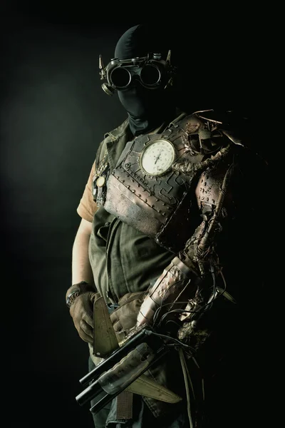 Soldado guerreiro futurista — Fotografia de Stock