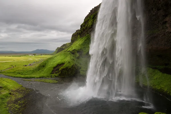 Vattenfall i Island landskap — Stockfoto