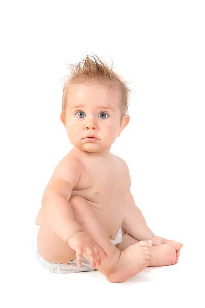 Beautiful little baby posing — Stock Photo, Image