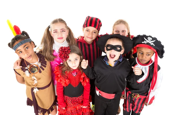 Niños con disfraces de Halloween —  Fotos de Stock