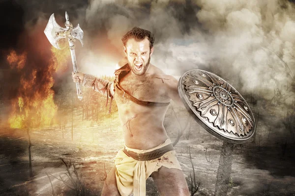 Ancient Gladiator Warrior — Stock Photo, Image