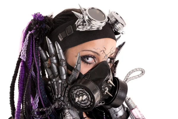 Cyber gothic girl — Stock fotografie