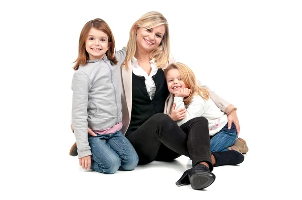 Madre con hijas — Foto de Stock