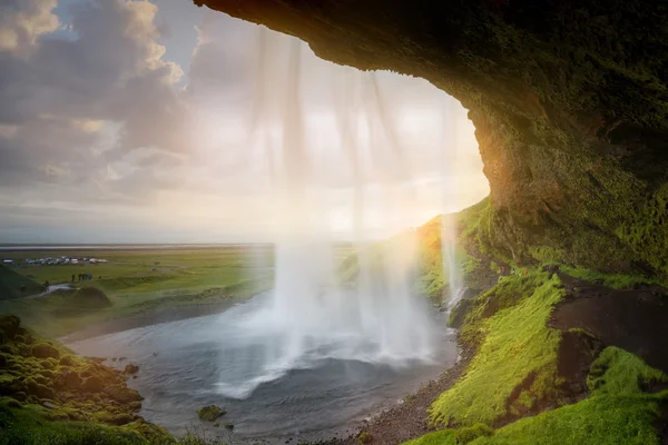 Seljalandsfoss Şelalesi — Stok fotoğraf