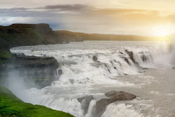 Gullfoss Şelalesi — Stok fotoğraf