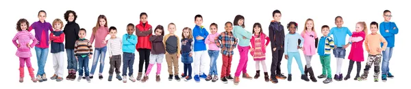 Grote groep van kinderen — Stockfoto