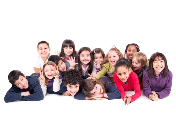 Grupp av barn — Stockfoto