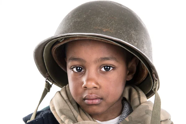 Çocuk asker — Stok fotoğraf