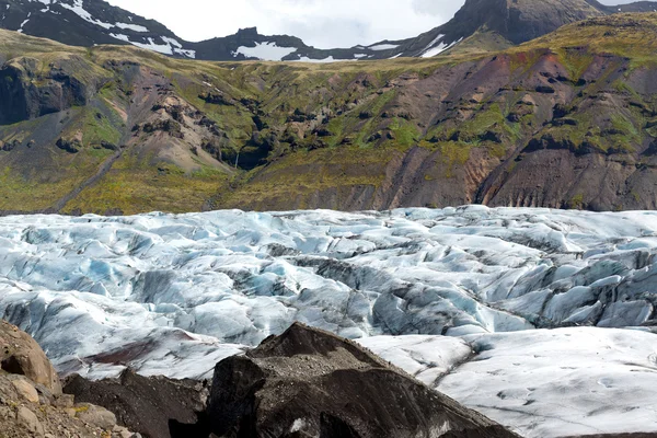 Svinafellsjokull 氷河 — ストック写真