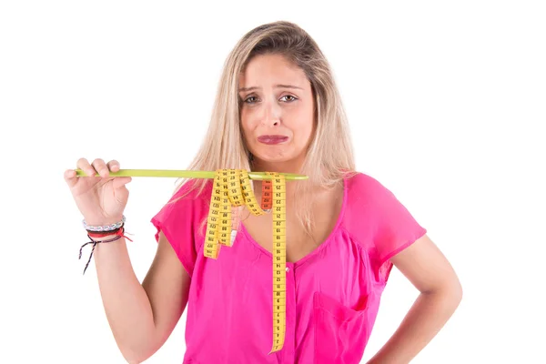 Woman on Diet — Stock Photo, Image