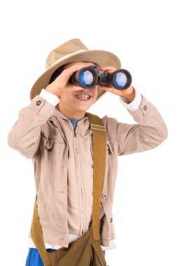 Safari oynayan çocuk