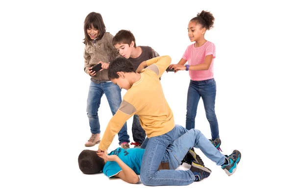 Kid's fight — Stock Photo, Image