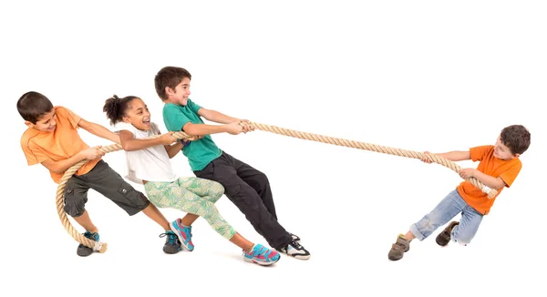 Rope pulling — Stock Photo, Image