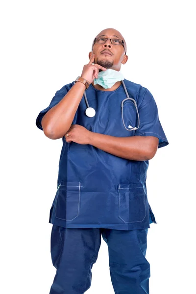 Discendente africano medico — Foto Stock