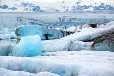 İzlanda'daki Jokulsarlon lagoon