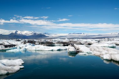 İzlanda'daki Jokulsarlon lagoon