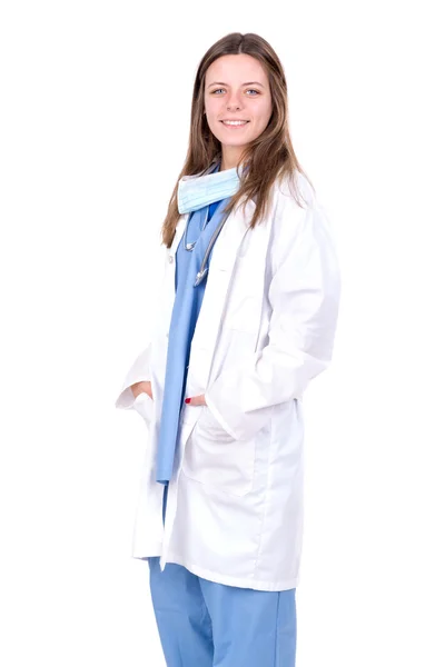 Bella donna medico — Foto Stock