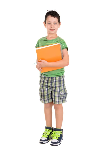 Jovem pronto para a escola — Fotografia de Stock