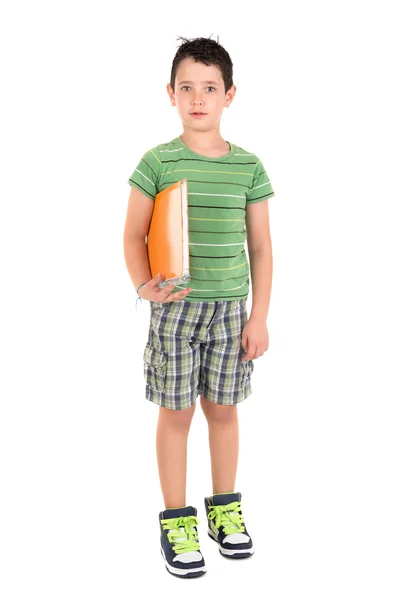 Young boy ready to school — Stock Photo, Image