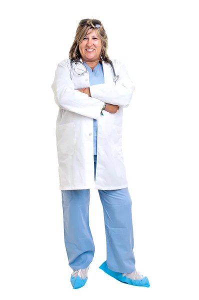 Mujer médico posando —  Fotos de Stock