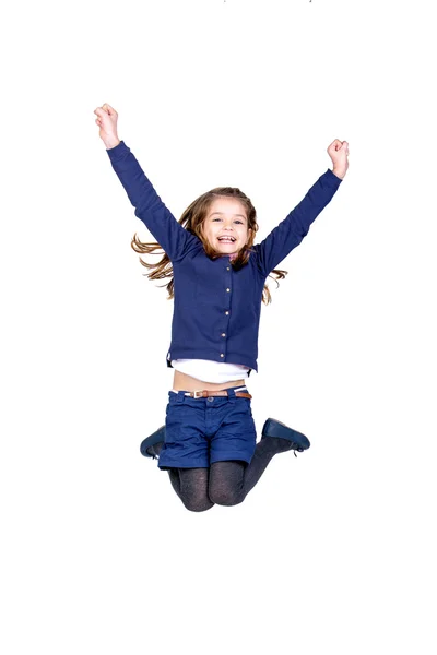 Young girl jumping — Stock Photo, Image