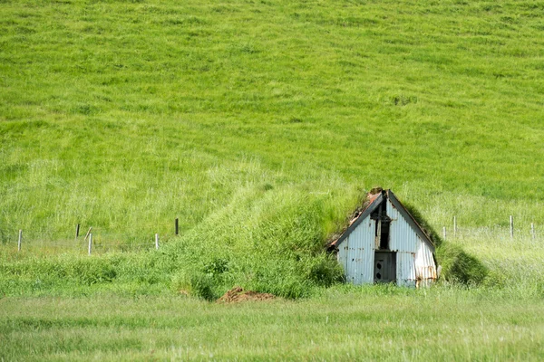 Rumah rumput tua — Stok Foto