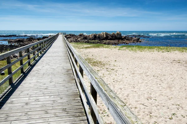Beach entrance in northern Portugal — Stock Photo, Image