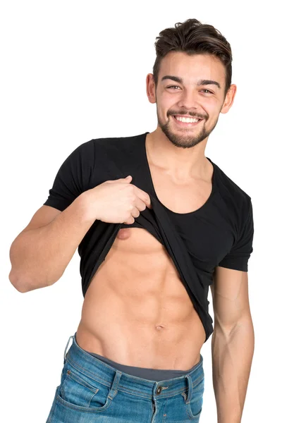 Hombre joven guapo y musculoso — Foto de Stock