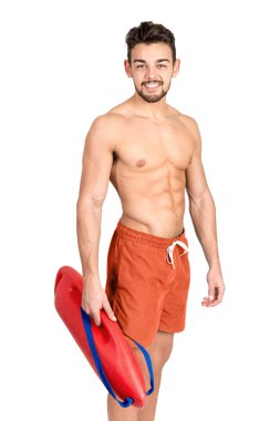 Kaslı erkek cankurtaran