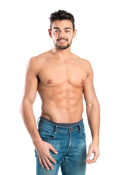 Snygg och muskulös ung man — Stockfoto