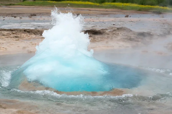 Gejzer wody w Islandii — Zdjęcie stockowe