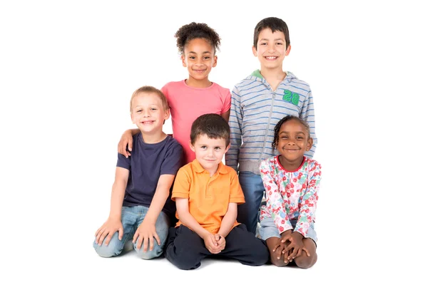 Gruppo di bambini felici — Foto Stock